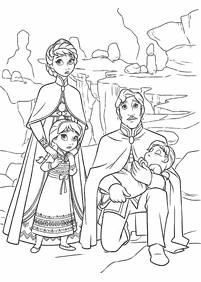 elsa and anna coloring pages - page 30