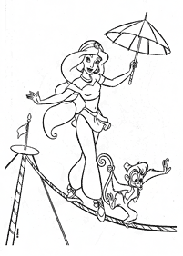 jasmine coloring pages - page 1