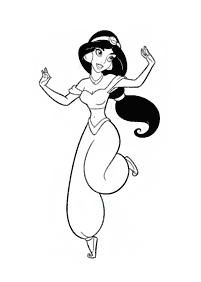 jasmine coloring pages - page 16