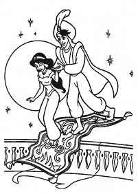 jasmine coloring pages - page 17