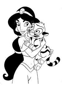 jasmine coloring pages - page 19