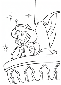 jasmine coloring pages - Page 2
