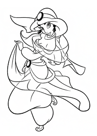 jasmine coloring pages - page 31