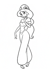 jasmine coloring pages - page 39