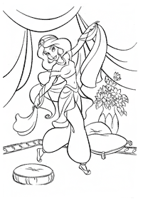 jasmine coloring pages - page 4
