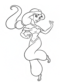 jasmine coloring pages - page 43