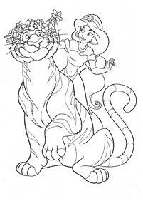 jasmine coloring pages - page 44