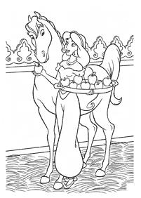 jasmine coloring pages - page 48