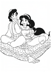 jasmine coloring pages - page 50