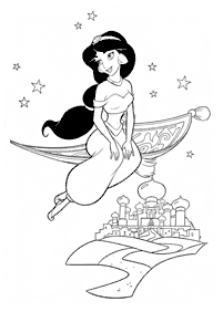 jasmine coloring pages - page 84