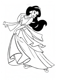 jasmine coloring pages - page 89