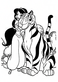 jasmine coloring pages - page 9