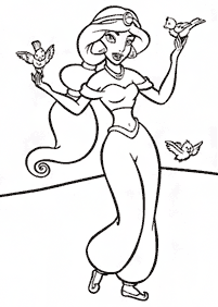 jasmine coloring pages - page 91