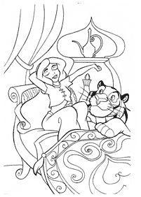 jasmine coloring pages - page 93