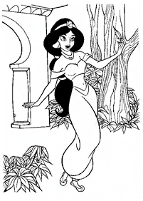 jasmine coloring pages - page 94