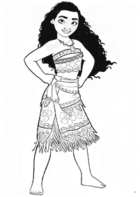 moana coloring pages - page 1