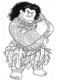 moana coloring pages - page 10