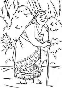 moana coloring pages - page 14