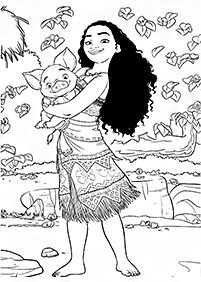 moana coloring pages - page 15