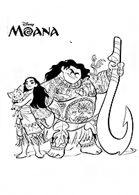 moana coloring pages - page 17