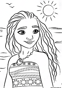 moana coloring pages - page 6