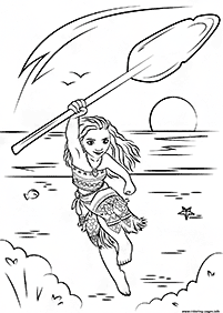 moana coloring pages - page 8