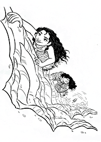 moana coloring pages - page 9