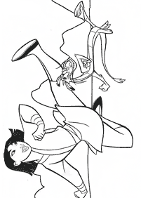 mulan coloring pages - page 10