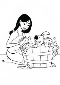 mulan coloring pages - page 13