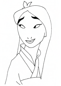 mulan coloring pages - page 16