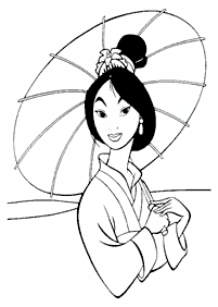 mulan coloring pages - page 17