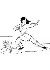 mulan coloring pages - Page 2