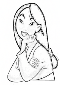 mulan coloring pages - Page 20