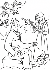 mulan coloring pages - Page 23