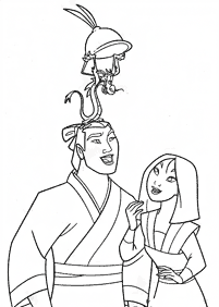 mulan coloring pages - Page 27