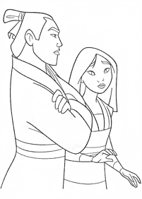 mulan coloring pages - page 35