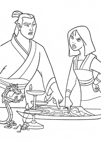 mulan coloring pages - page 39