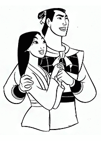 mulan coloring pages - page 42