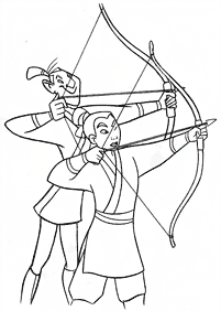 mulan coloring pages - page 51
