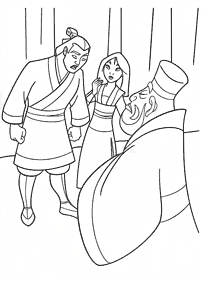 mulan coloring pages - page 55