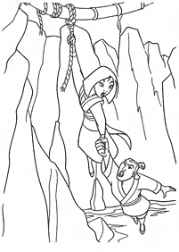 mulan coloring pages - page 64
