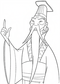 mulan coloring pages - page 70