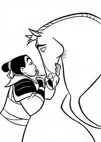 mulan coloring pages - page 71