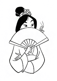 mulan coloring pages - page 75