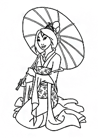 mulan coloring pages - page 78