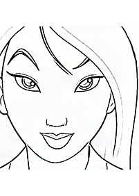 mulan coloring pages - page 80