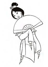 mulan coloring pages - page 84