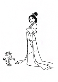 mulan coloring pages - page 88