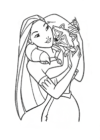 pocahontas coloring pages - page 15