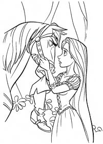 rapunzel (tangled) coloring pages - page 13